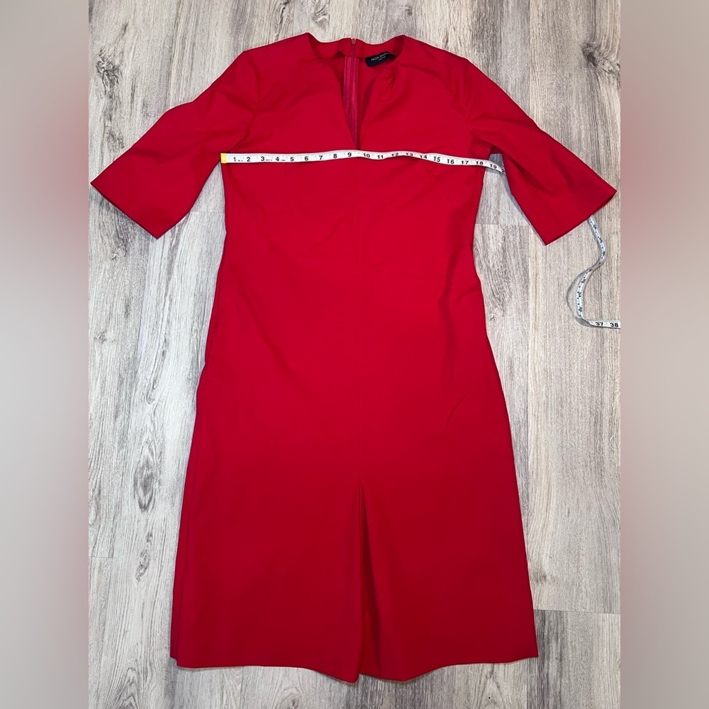 Piazza Sempione Bold Red Dress Size 40 - Picture 8 of 15